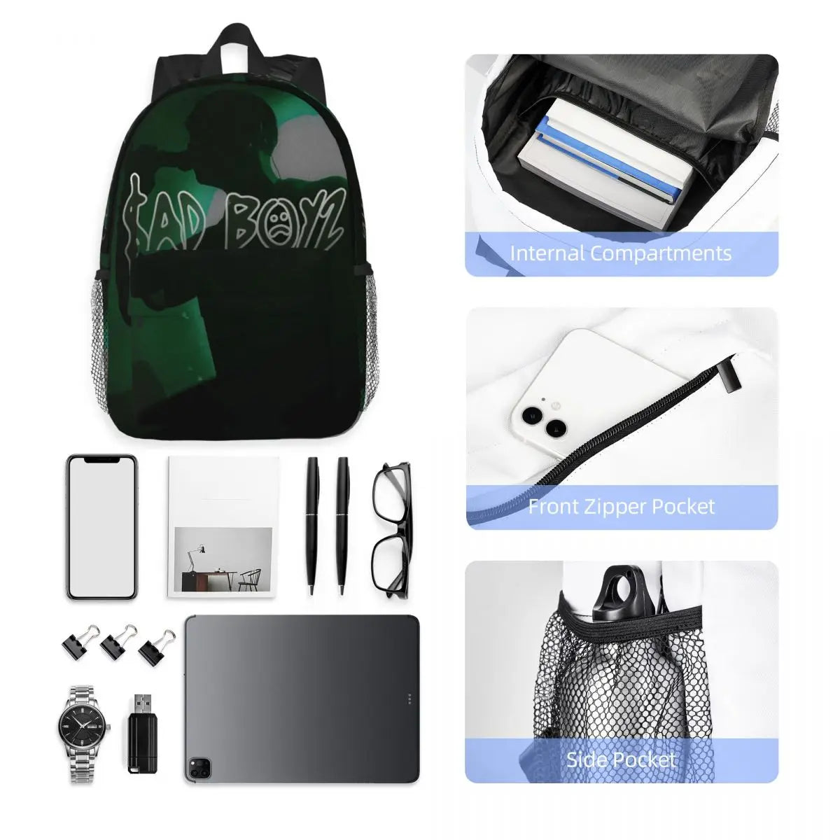 Junior H Sad Boyz Silhouette Backpack