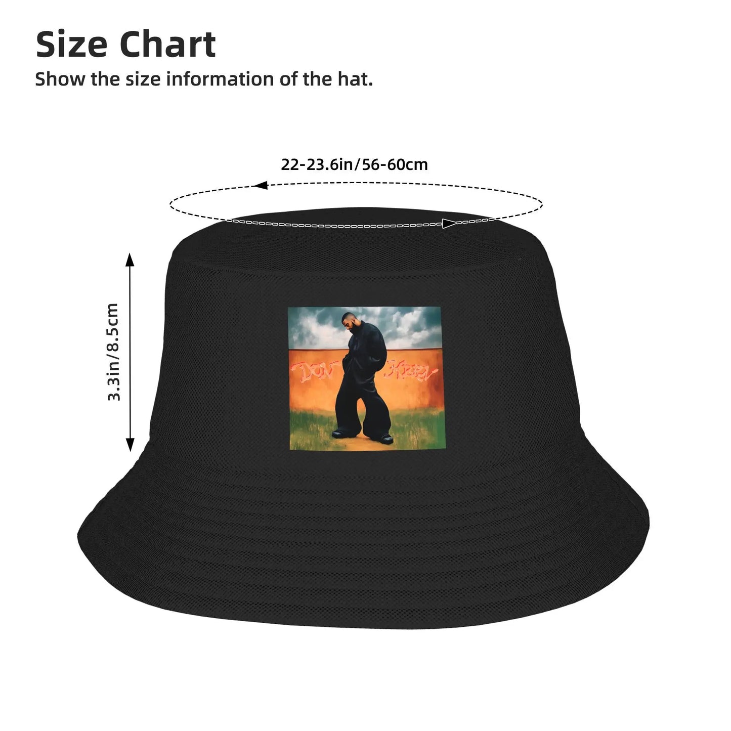 Black DON KBRN Bucket Hat – Singer Eladio Carrión