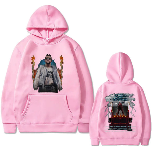 Bad Bunny El Último Tour Del Mundo Hoodie – Pink