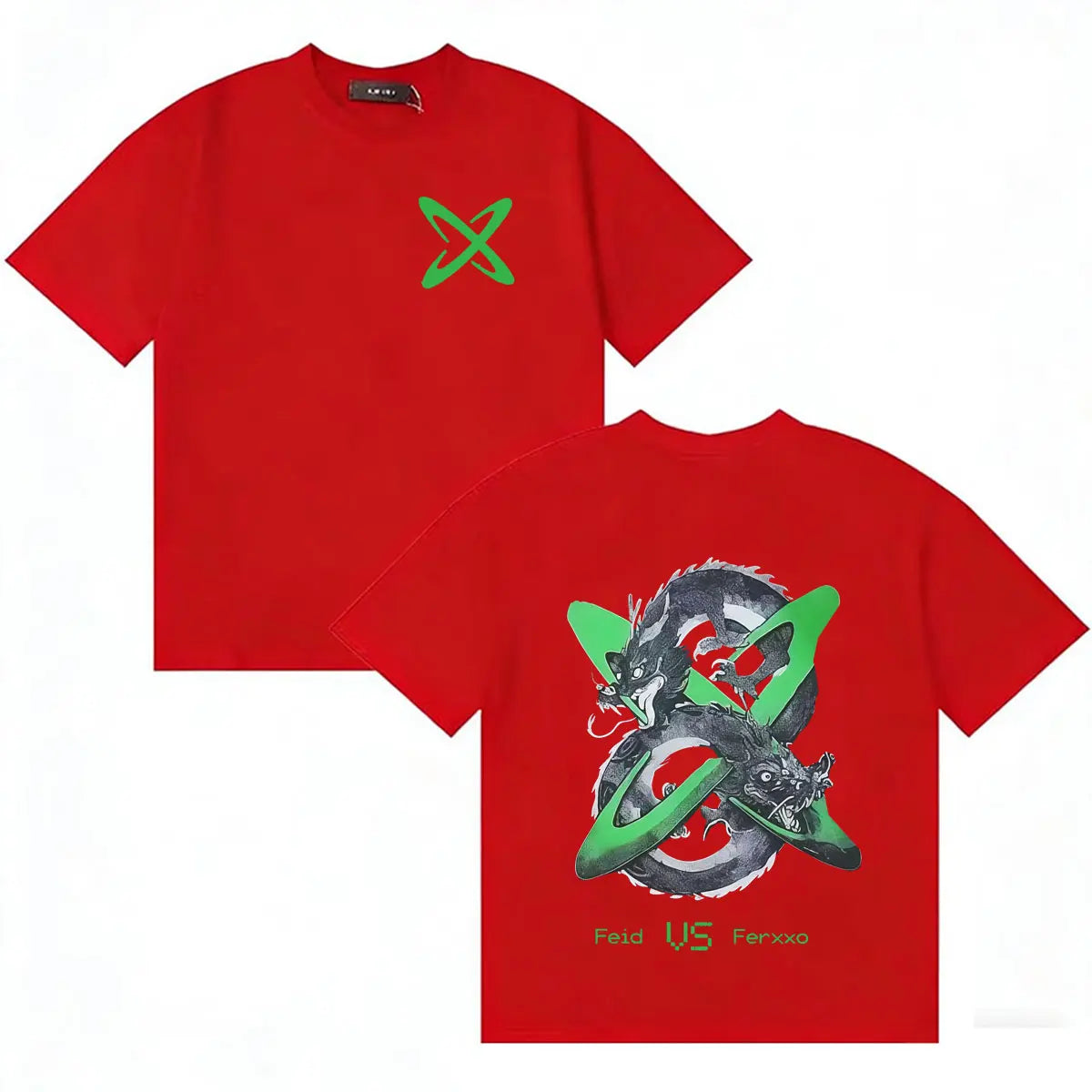 Feid EL GREEN PRINT: La Saga Dragon X T-Shirt