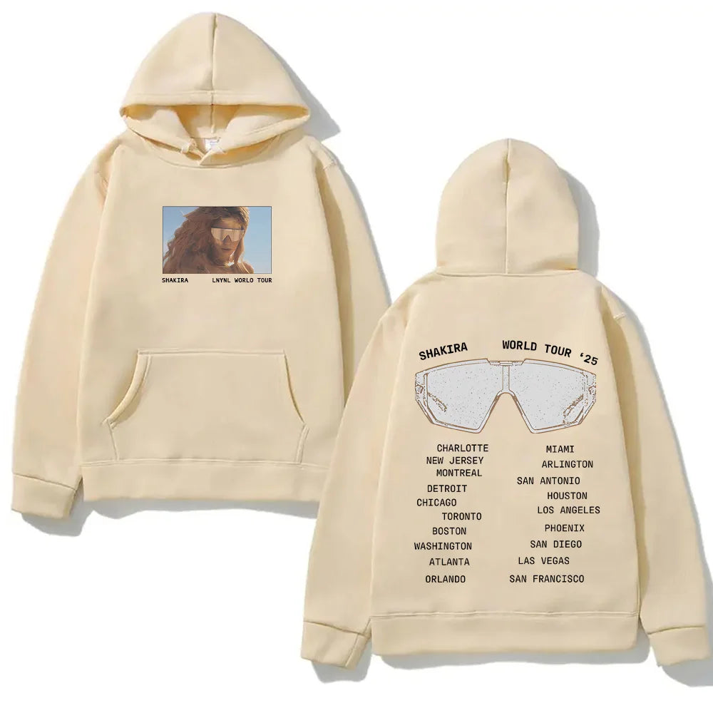 Shakira LMYNL World Tour Hoodie – Beige