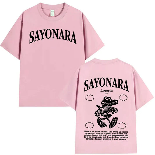 Alvaro Diaz Sayonara Tour 2025 T-Shirt – Pink