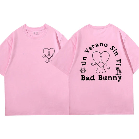 Bad Bunny Un Verano Sin Ti T-Shirt – Pink