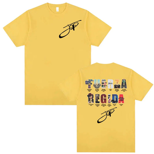 Rapper Fuerza Regida Album Tour T-Shirt (Yellow)