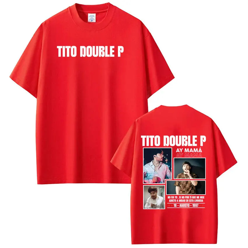 Tito Double P “Ay Mamá! Tour 2025” T-Shirt – Blue