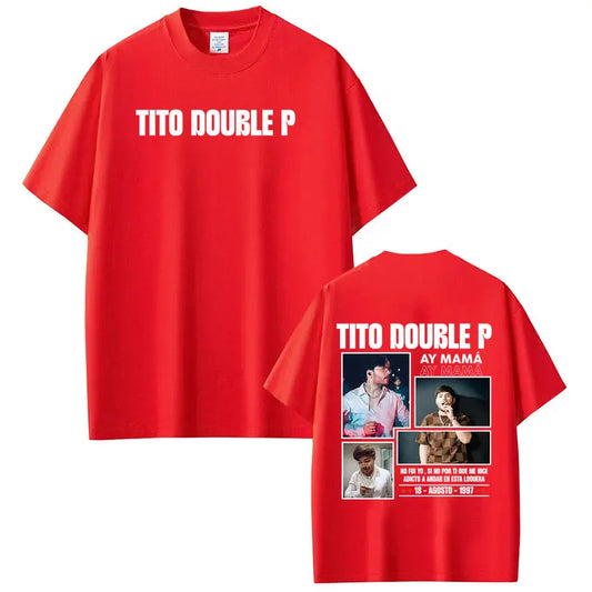 Tito Double P “Ay Mamá! Tour 2025” T-Shirt – Red