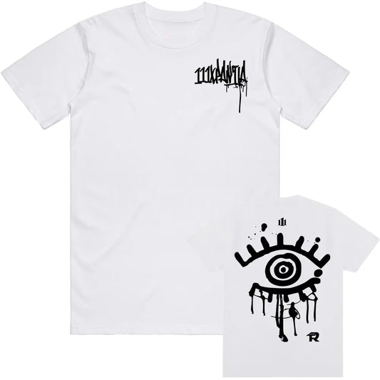 111XPANTIA T-Shirt – Fuerza Regida White Grunge