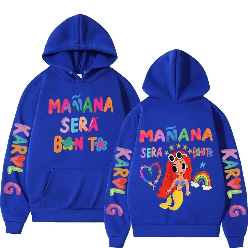 Karol G Blue Hoodie – Mañana Será Bonito