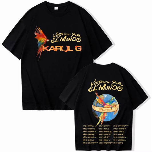 Karol G Tropitour 2026 T-Shirt - Black