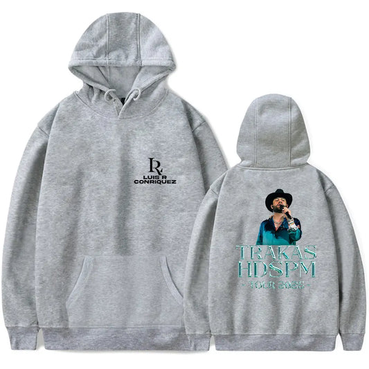 Luis R Conriquez Trakas HDSPM Tour 2025 Gray Hoodie
