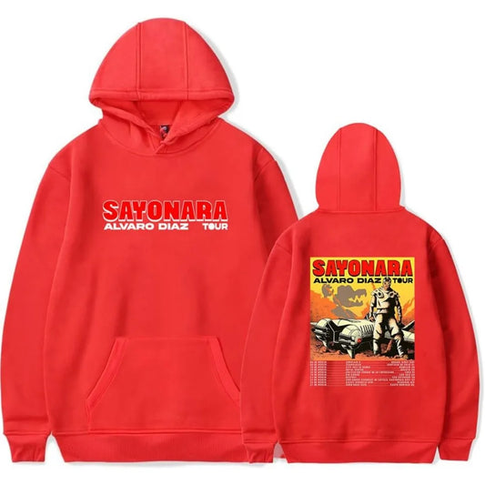 Sayonara Hoodie – Álvaro Díaz Tour Red