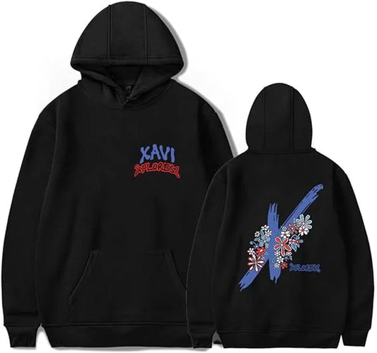 Xavi “Flores” Hoodie – Black
