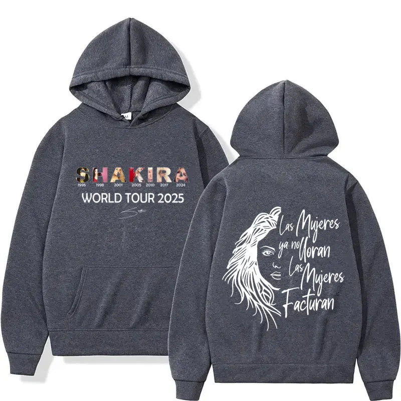 Shakira Las Mujeres Ya No Lloran World Tour 2025 Hoodie – Black