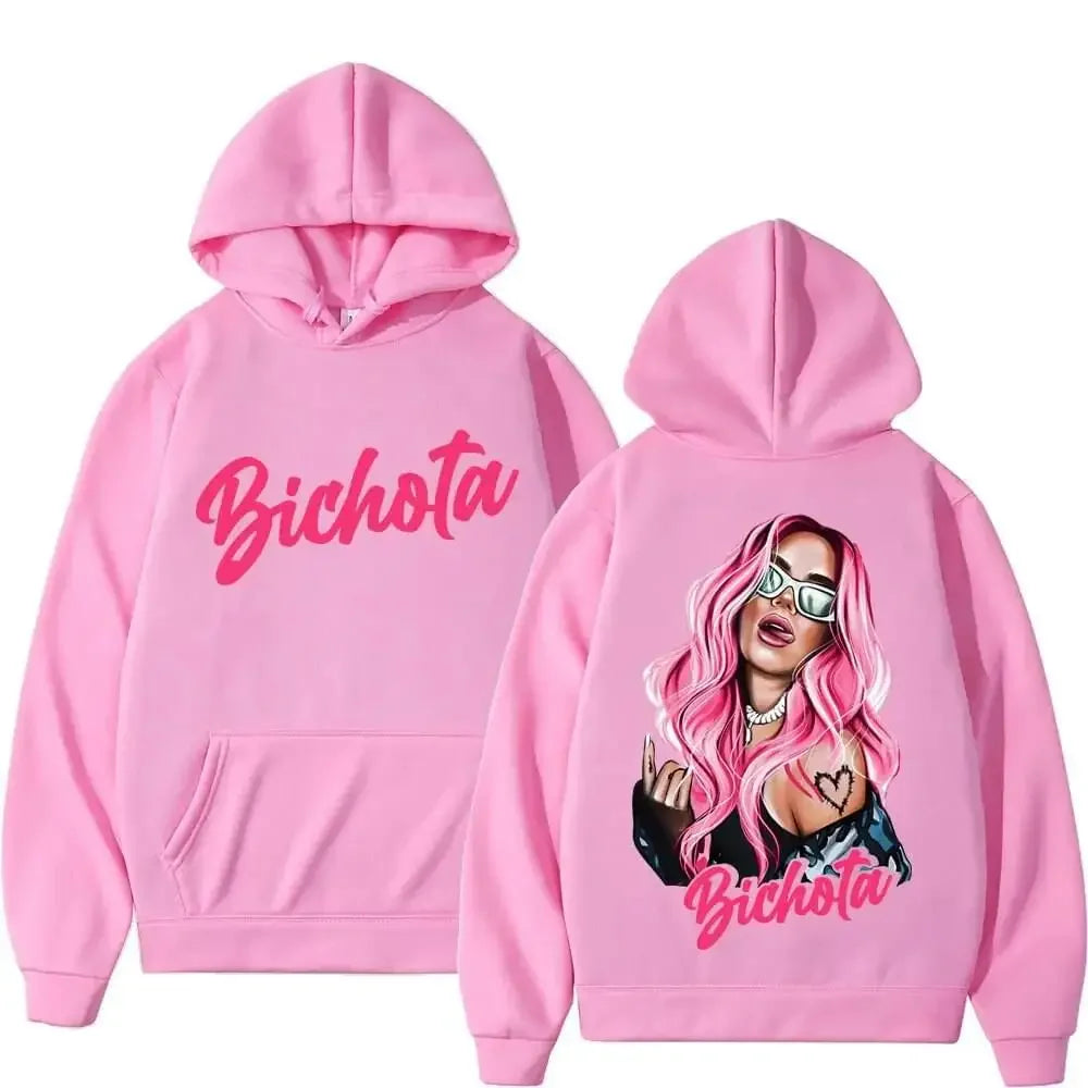 Karol G Pink Hoodie – Bichota