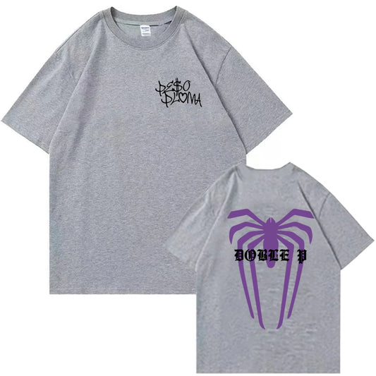 Peso Pluma “Doble P” T-Shirt – Gray