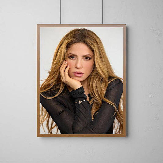 Shakira Poster – Elegant Black Outfit
