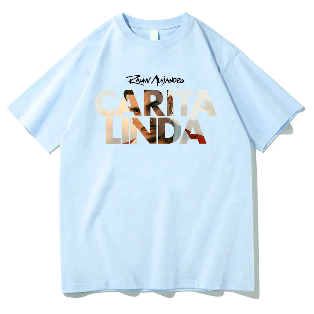 Rauw Alejandro “Carita Linda” Graphic T-Shirt (Sky Blue)