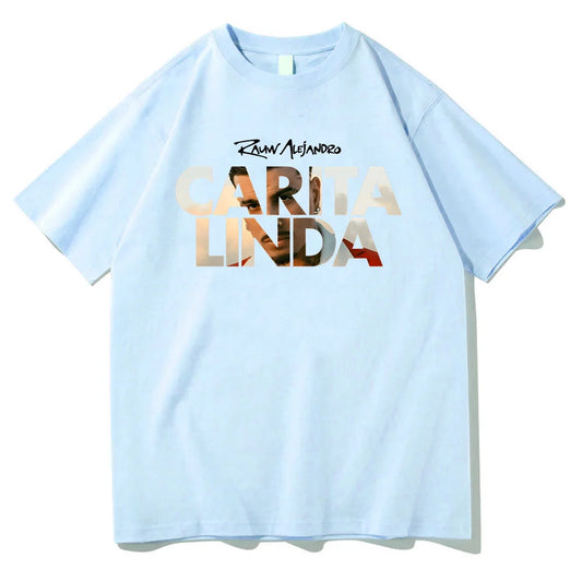 Rauw Alejandro “Carita Linda” Graphic T-Shirt (Sky Blue)