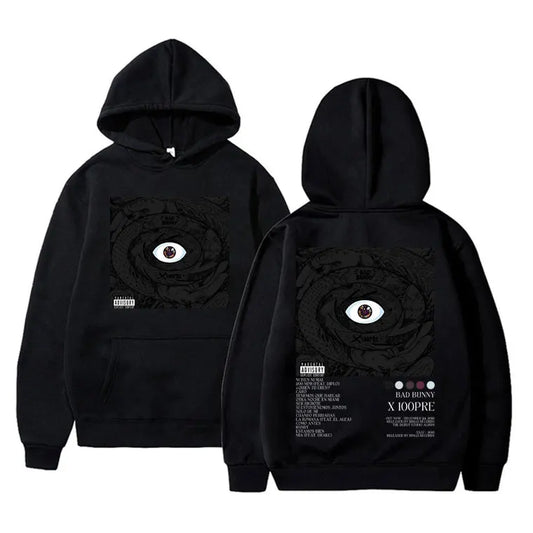 Bad Bunny X 100PRE Hoodie – Black