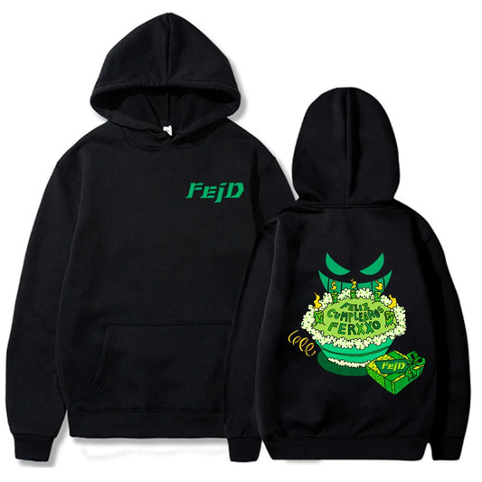 Feliz Cumpleaños Ferxxo Hoodie – Black