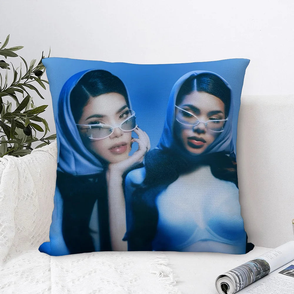 Kenia OS Blue Reflection Throw Pillow