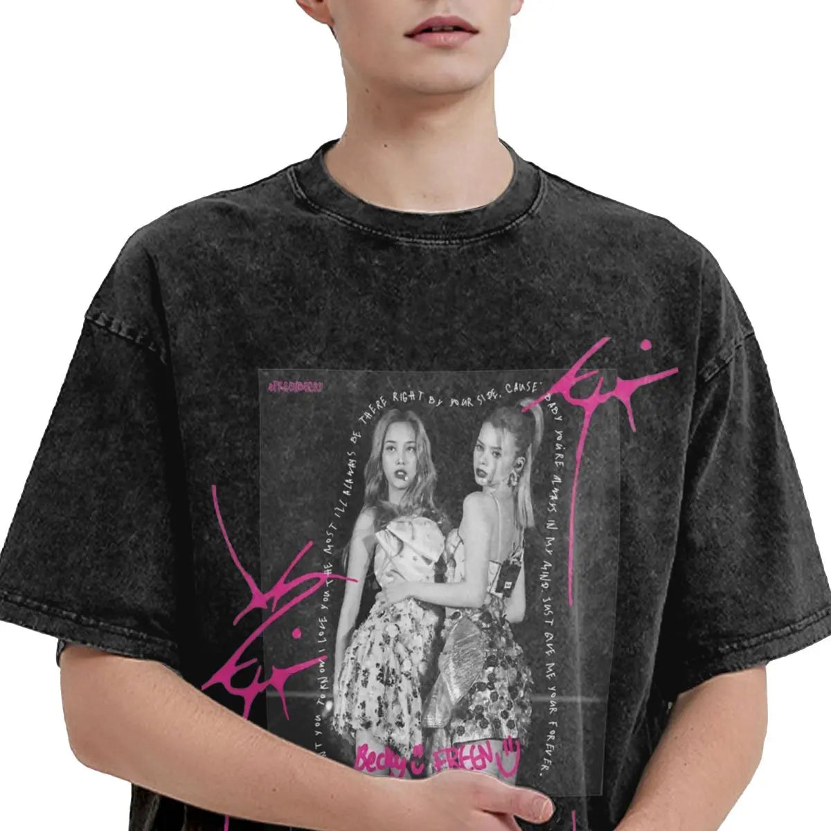 Becky G Freenbecky Black/Pink T-Shirt