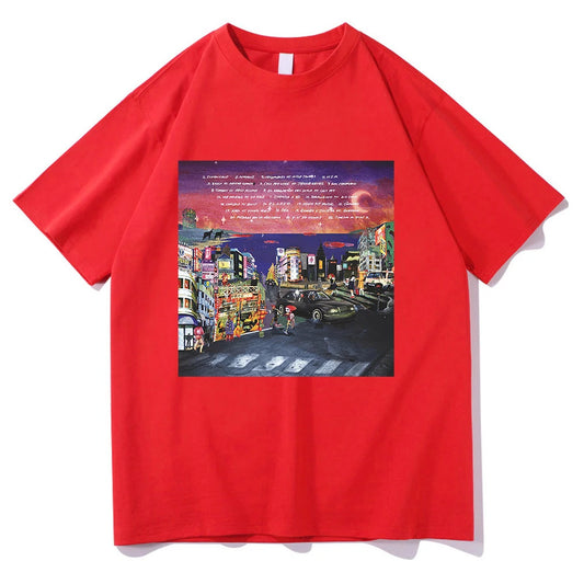 Eladio Carrión DON KBRN Album T-Shirt – Red