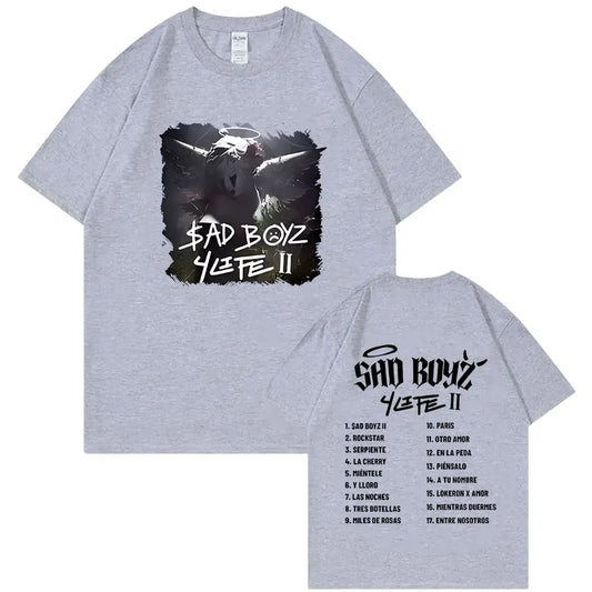 Junior H Sad Boyz 4 Life II T-Shirt – Gray