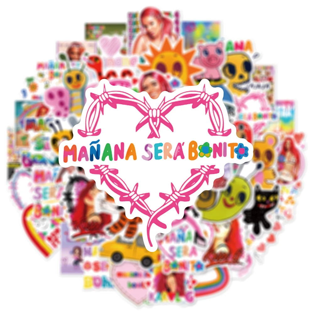 Karol G Stickers – Mañana Será Bonito (10 PCS)