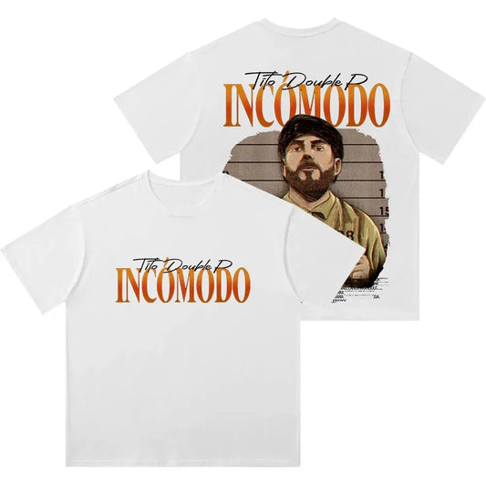 Tito Double P Official “INCOMODO” White T-Shirt