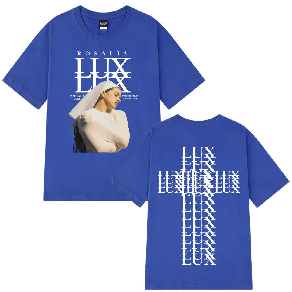 Rosalía LUX 2026 Tour T-Shirt – Blue