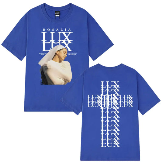 Rosalía LUX 2026 Tour T-Shirt – Blue