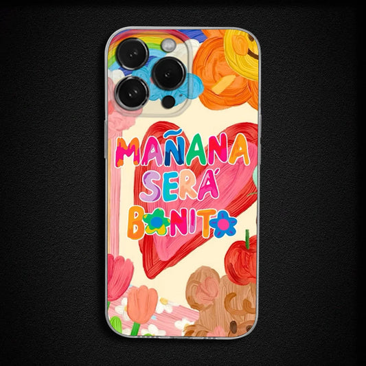 Karol G iPhone Case – Mañana Será Bonito Painted Heart