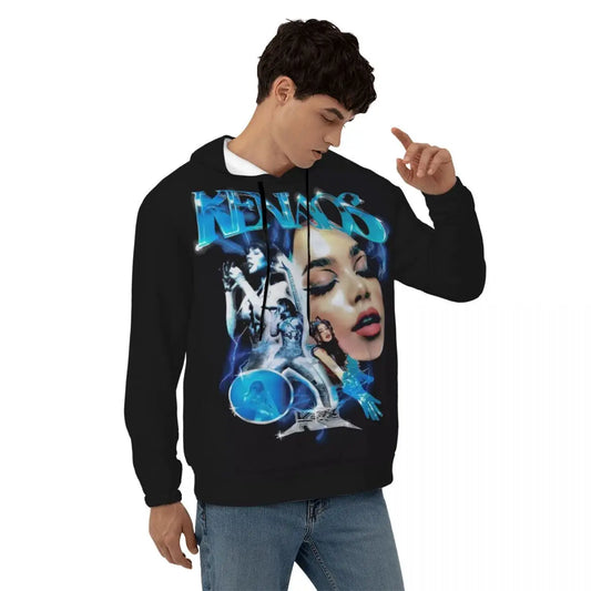 Kenia OS Graphic Collage Hoodie – Black