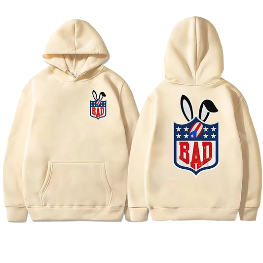 Bad Bunny Super Bowl LX Hoodie – Beige