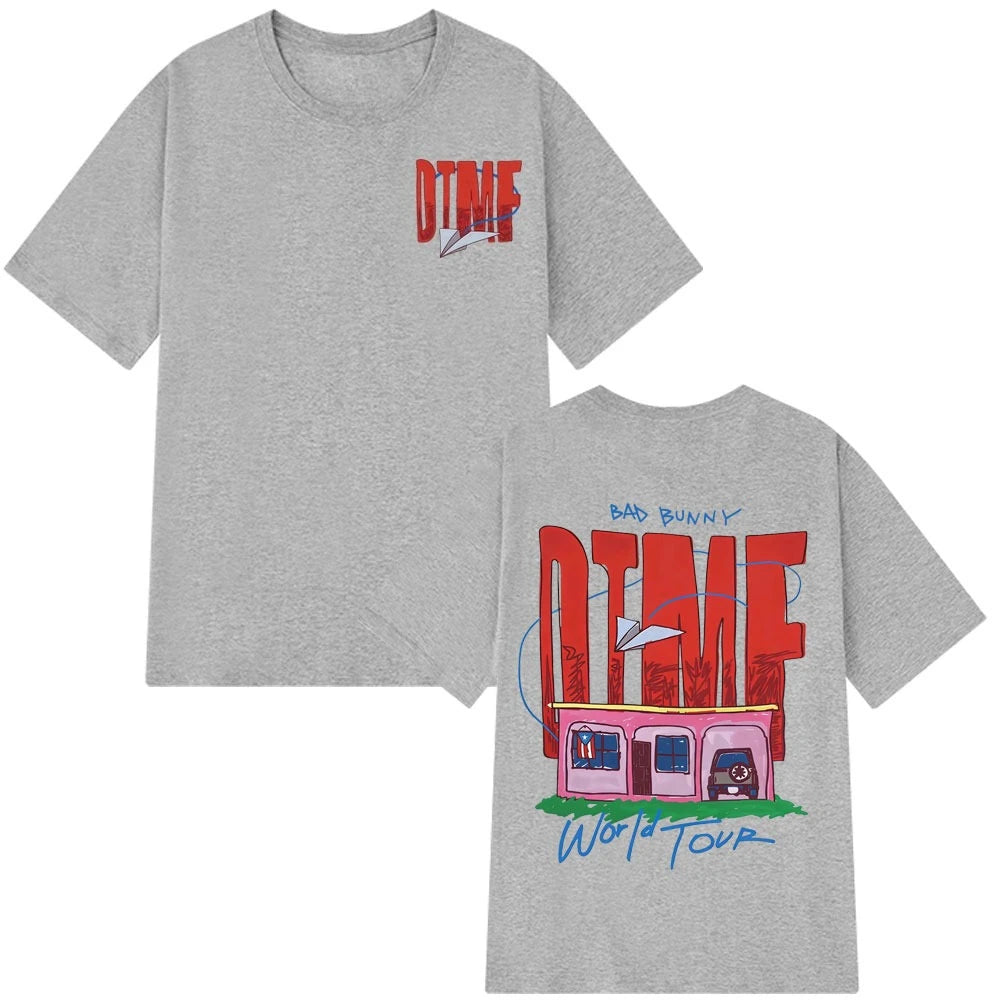 Bad Bunny DTMF World Tour 2026 T-Shirt (Gray)