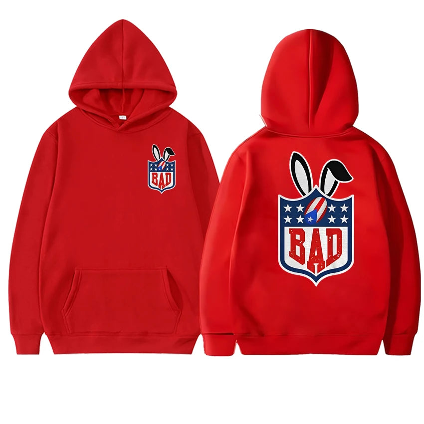 Bad Bunny Super Bowl LX Hoodie – Red