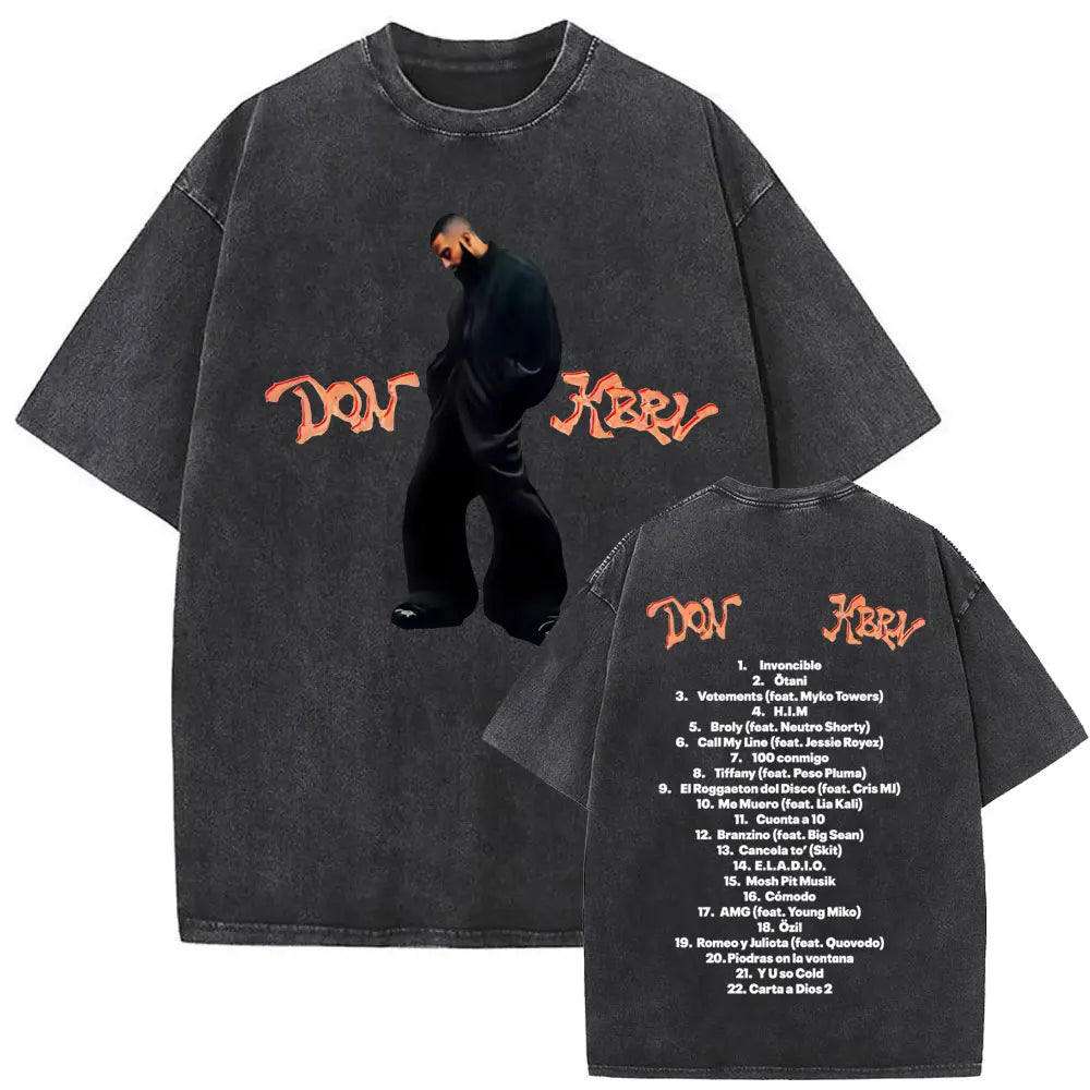 Eladio Carrión Don KBRN Tracklist T-Shirt – Black