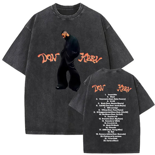Eladio Carrión Don KBRN Tracklist T-Shirt – Black