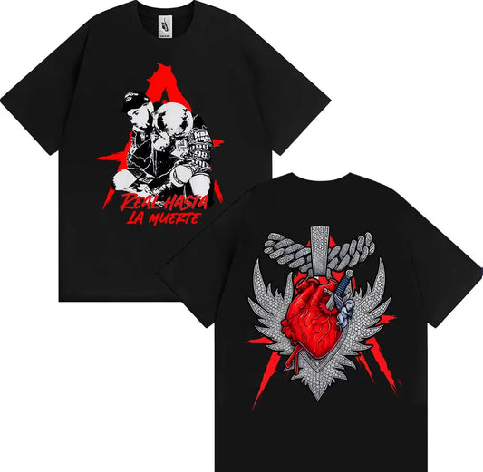 Anuel AA Real Hasta La Muerte World Tour T-Shirt – Black