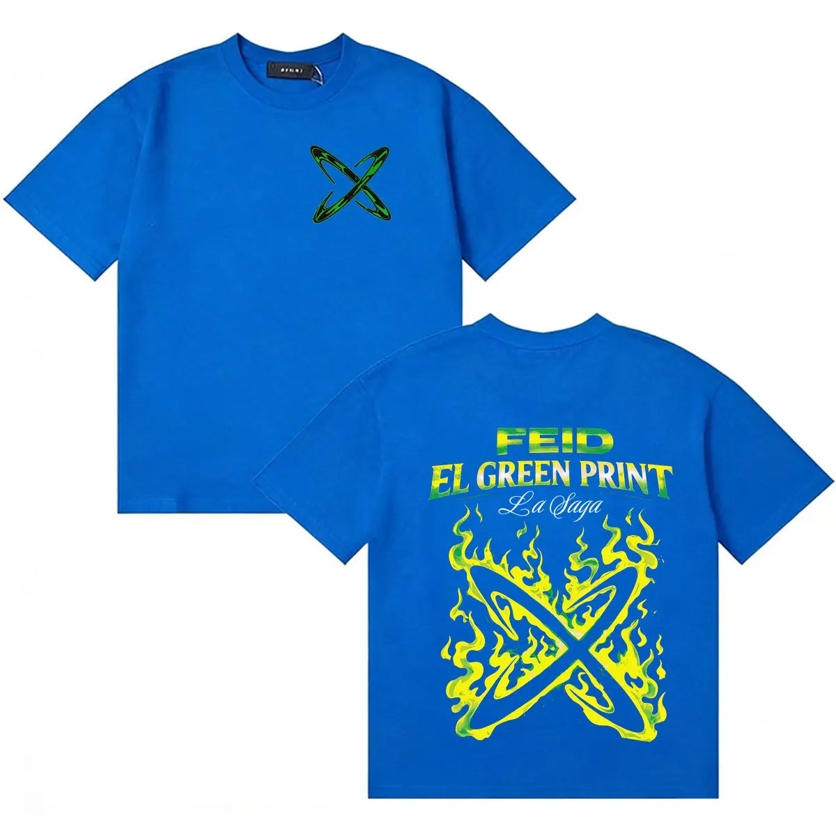 Feid EL GREEN PRINT: La Saga Neon X T-Shirt