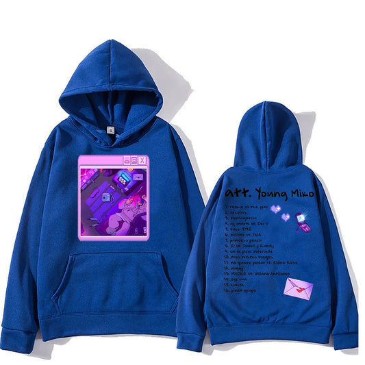 Young Miko Hoodie – Att. Album Navy Blue