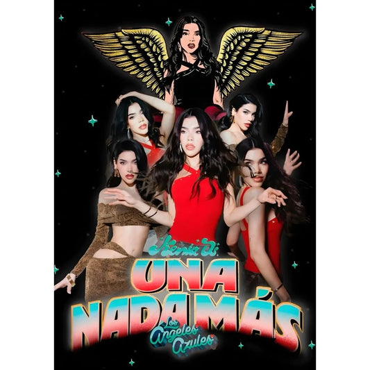 Una Nada Más Poster – Kenia OS x Los Ángeles Azules