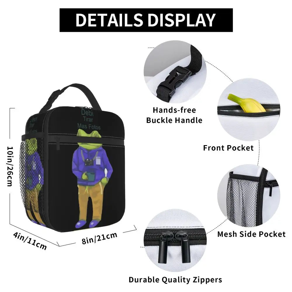 Lunch Bag DTMF – Bad Bunny “Chill Frog"