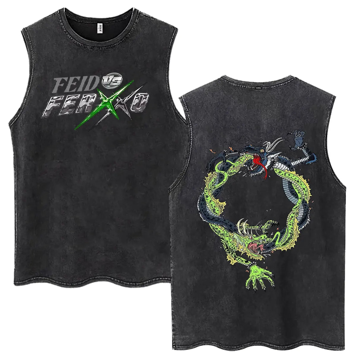 Feid EL GREEN PRINT: La Saga FEID VS FERXXO Tour 2026 Tank Top